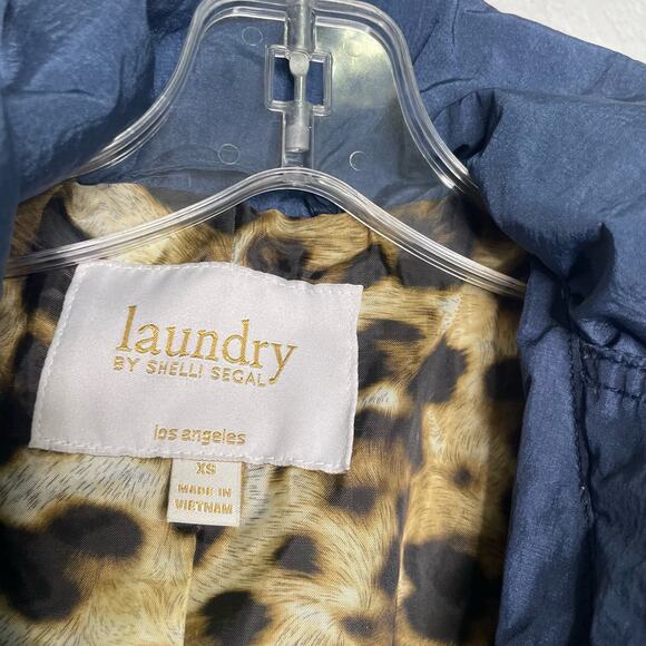 Laundry by Shelli Segal Womens Jacket Size XS Blue Button Front Long Sleeve - Picture 3 of 16